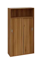 SPD 52/100 skříň s posuvnými dveřmi/nika, 1850x1000x400, ořech světlý